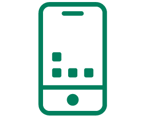 Icon for mobile solutions